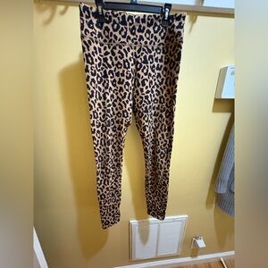 Wild Fable Leopard Print Leggings - Brown and Black